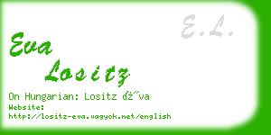 eva lositz business card